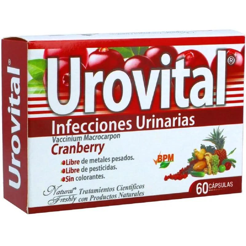 UROVITAL BLISTER 60 CAP NATURAL FRESLY